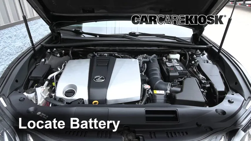 2019 Lexus ES350 F Sport 3.5L V6 Battery Replace